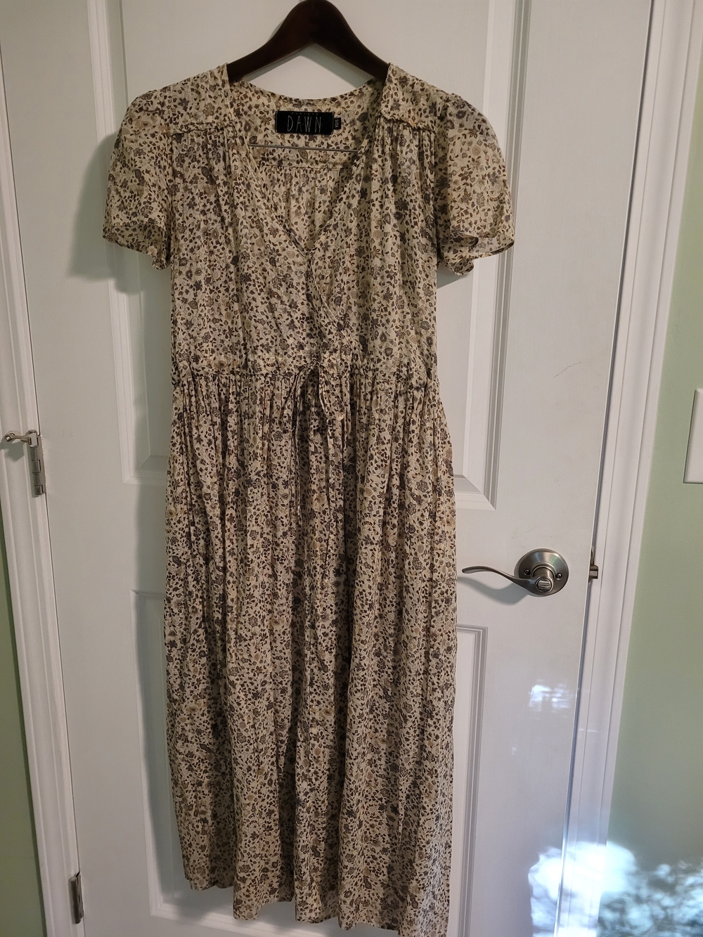 Christy Dawn Cream Floral Maxi Dress